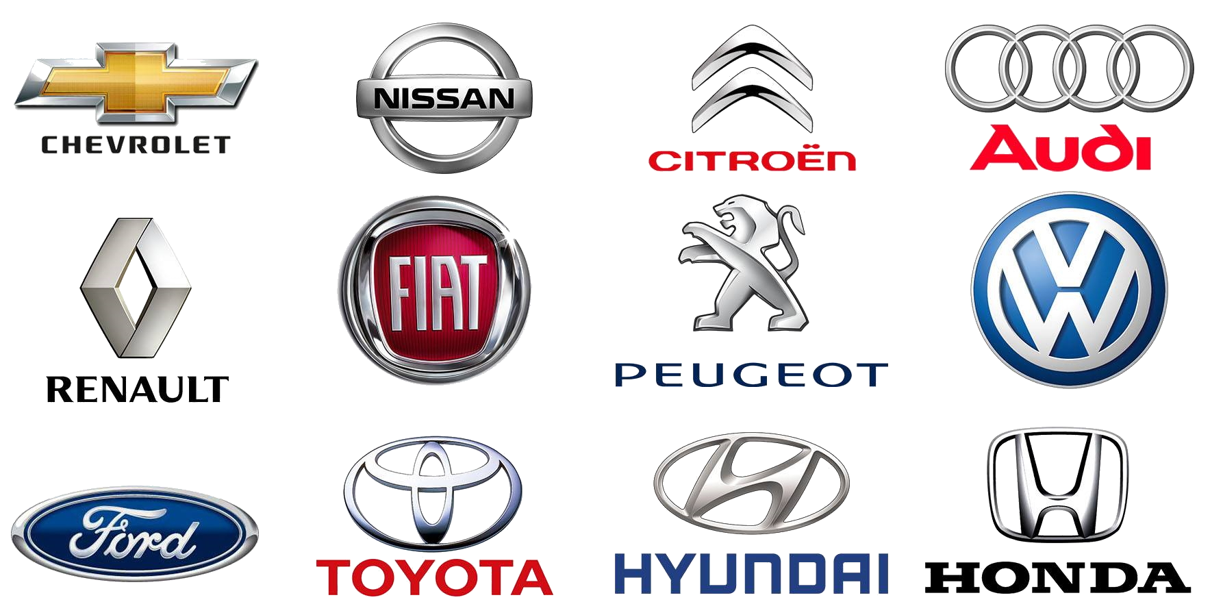 Todas as marcas de carro